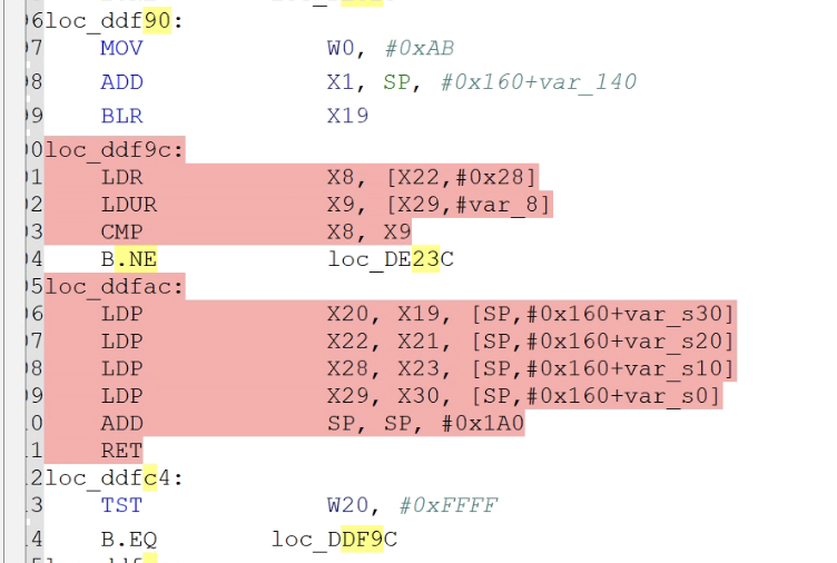 Diaphora Diff View 1 - Bluetooth